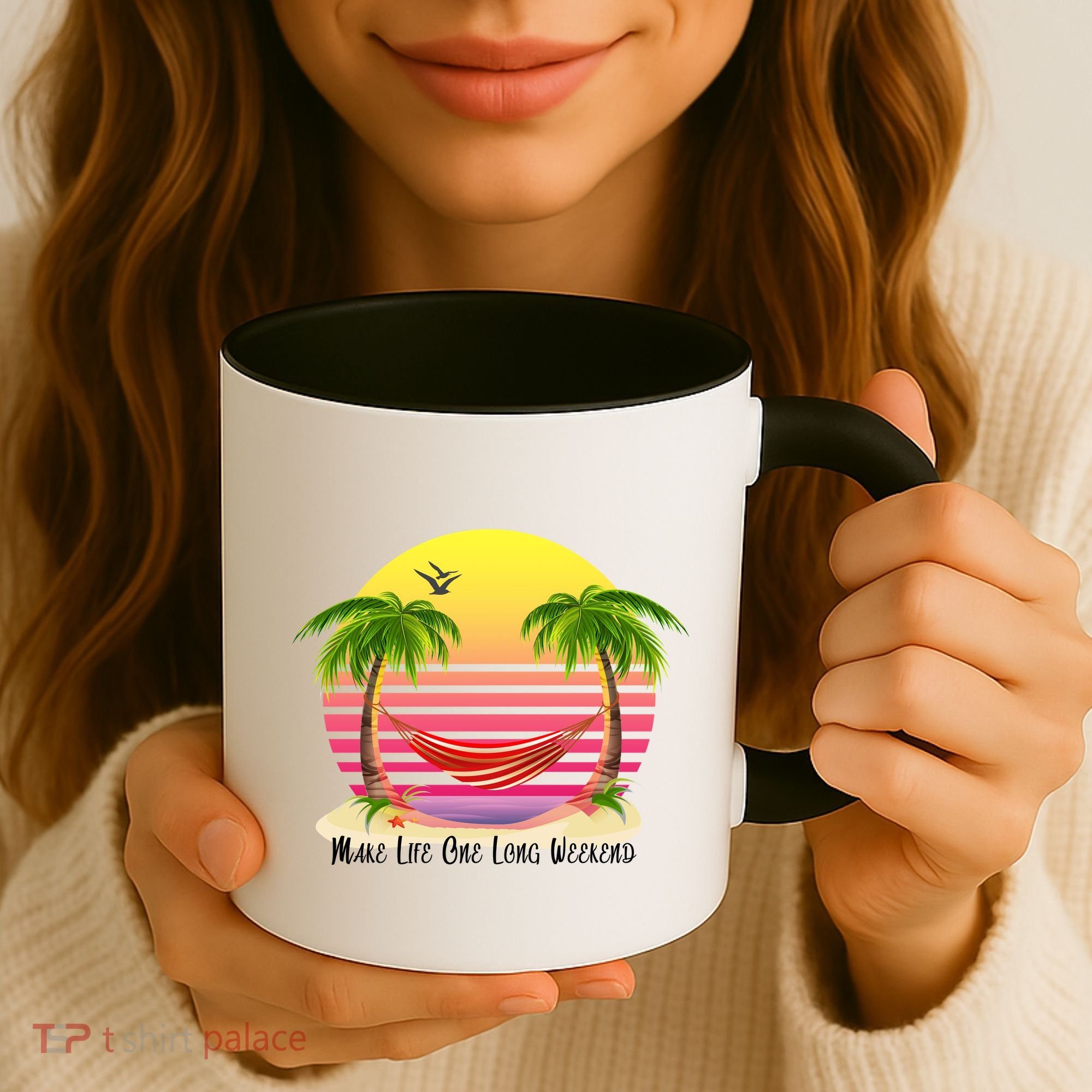Make Life One Long Weekend Coffee Mug