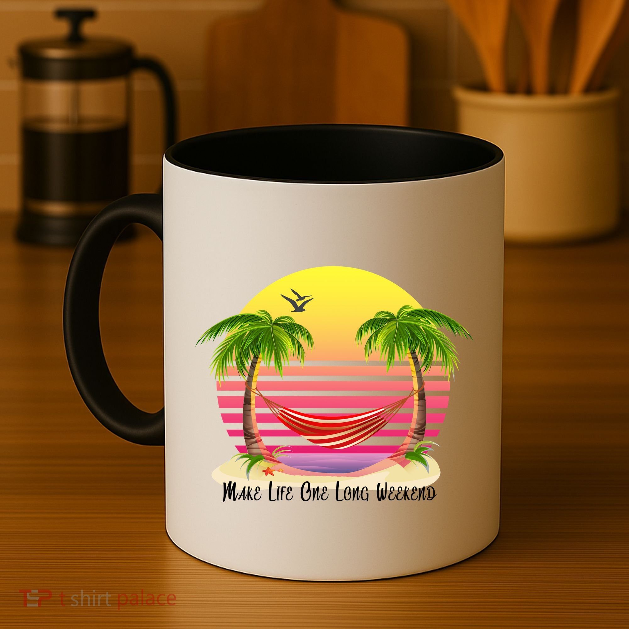 Make Life One Long Weekend Coffee Mug