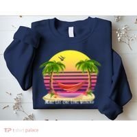 Make Life One Long Weekend Sweatshirt thumb 2