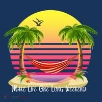 Make Life One Long Weekend Coaster thumb 2