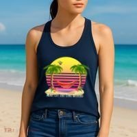 Make Life One Long Weekend Women's Tank Top thumb 2