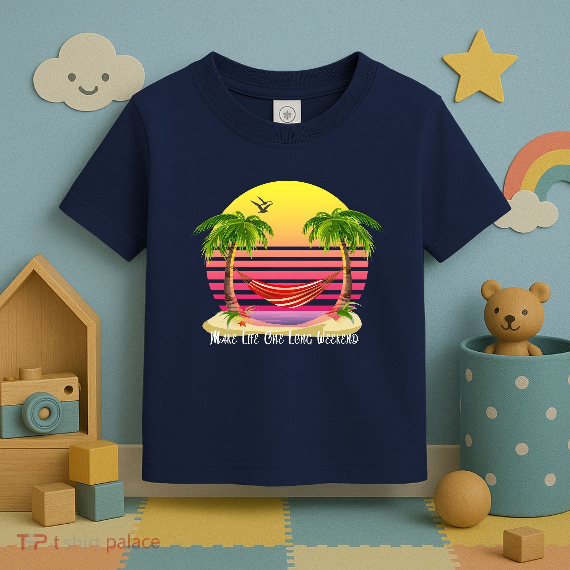 Make Life One Long Weekend Toddler T-Shirt