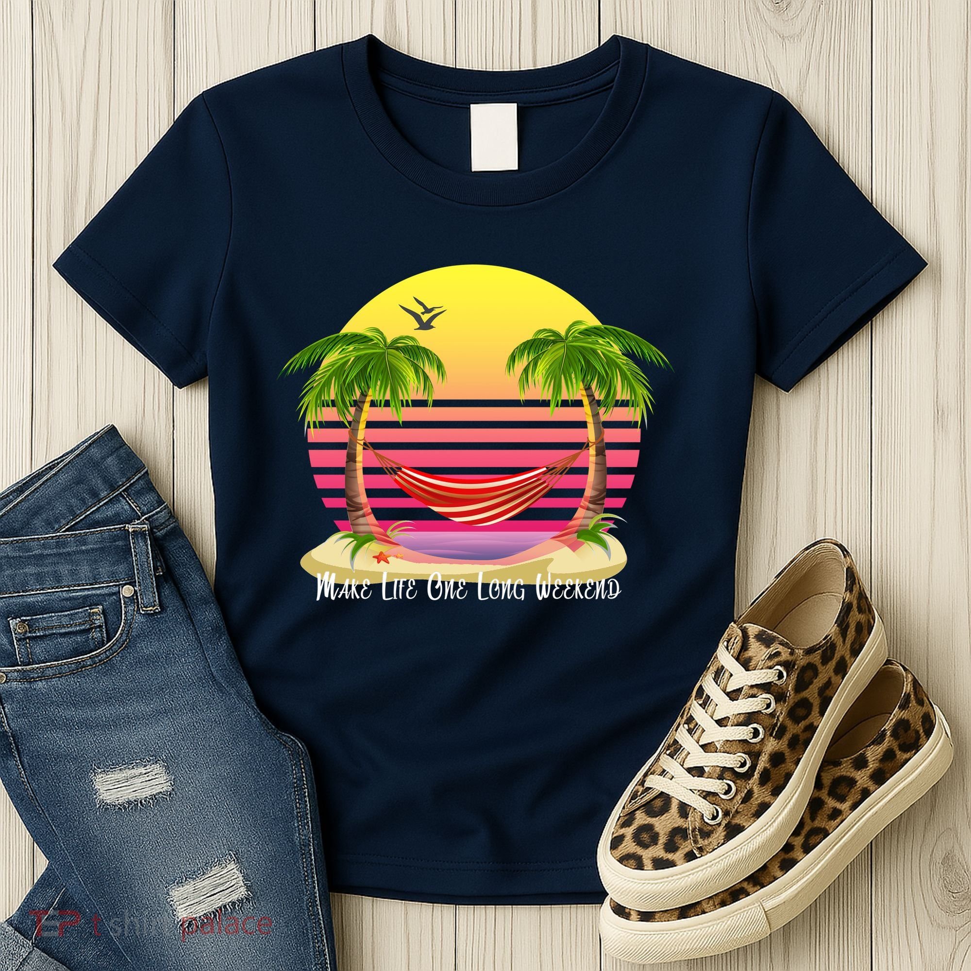 Make Life One Long Weekend Women's T-Shirt