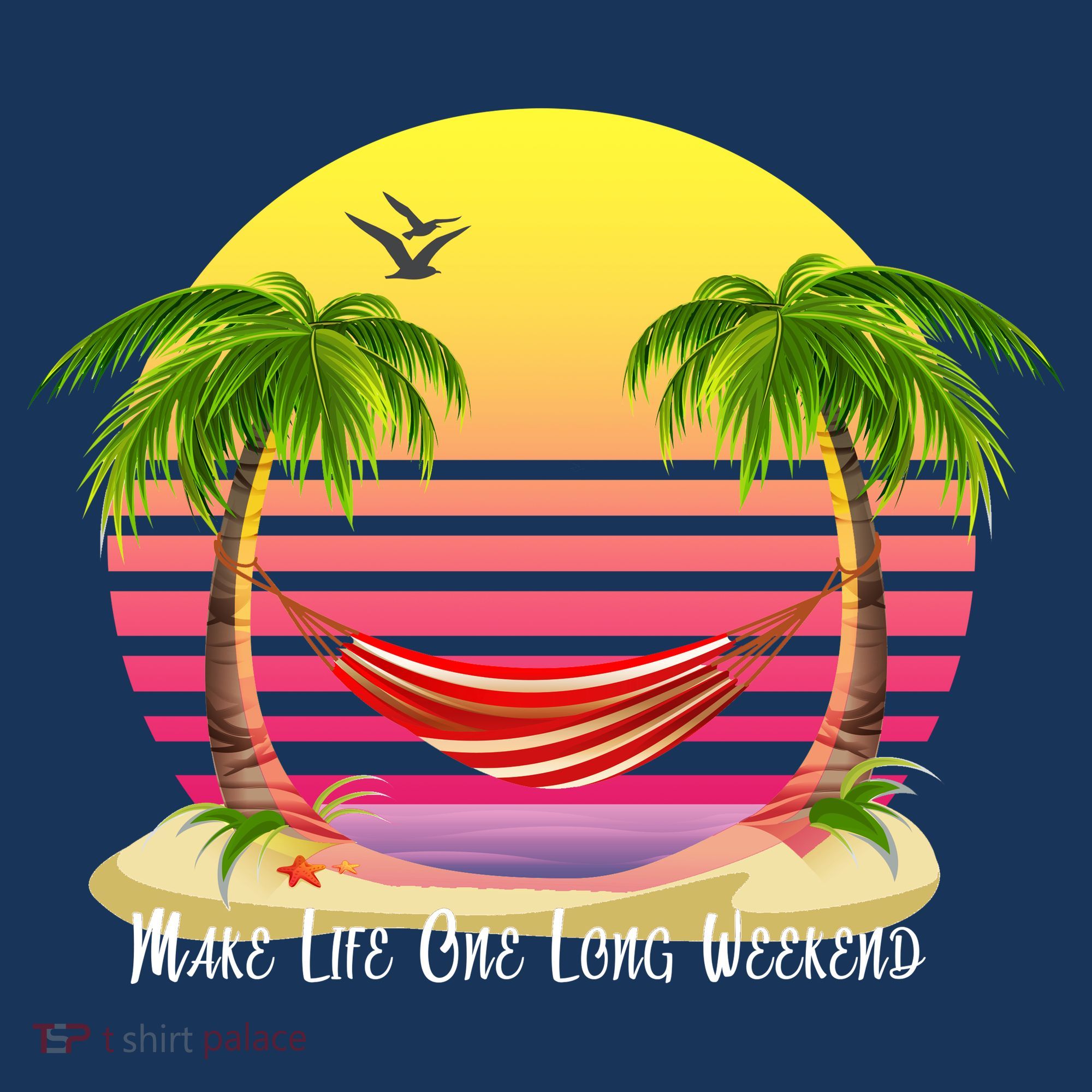 Make Life One Long Weekend Kids T-Shirt