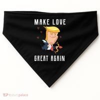 Make Love Great Again USA-Made Doggie Bandana thumb 0