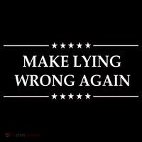 Make Lying Wrong Again Anti Trump Women's Hoodie thumb 2