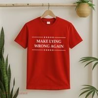Make Lying Wrong Again Anti Trump T-Shirt thumb 2