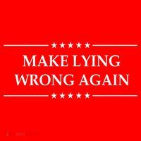 Make Lying Wrong Again Anti Trump Coaster thumb 2