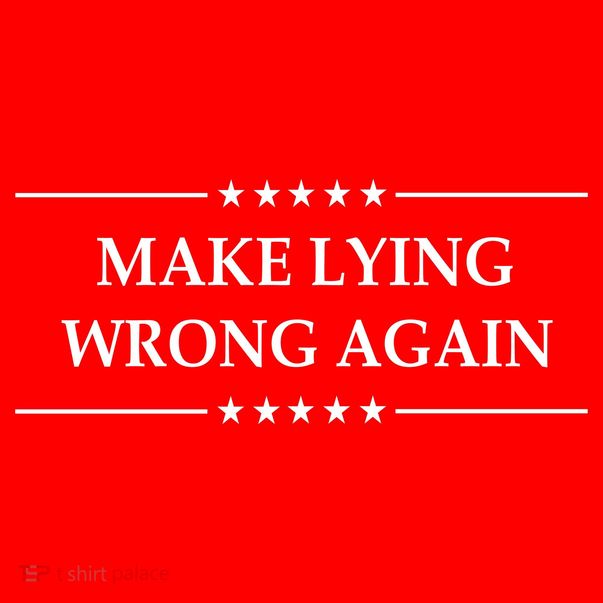 Make Lying Wrong Again Anti Trump Women's Tank Top