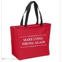 Make Lying Wrong Again Anti Trump Tote Bag thumb 2