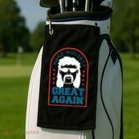 Make Mullets Great Again Golf Towel thumb 2
