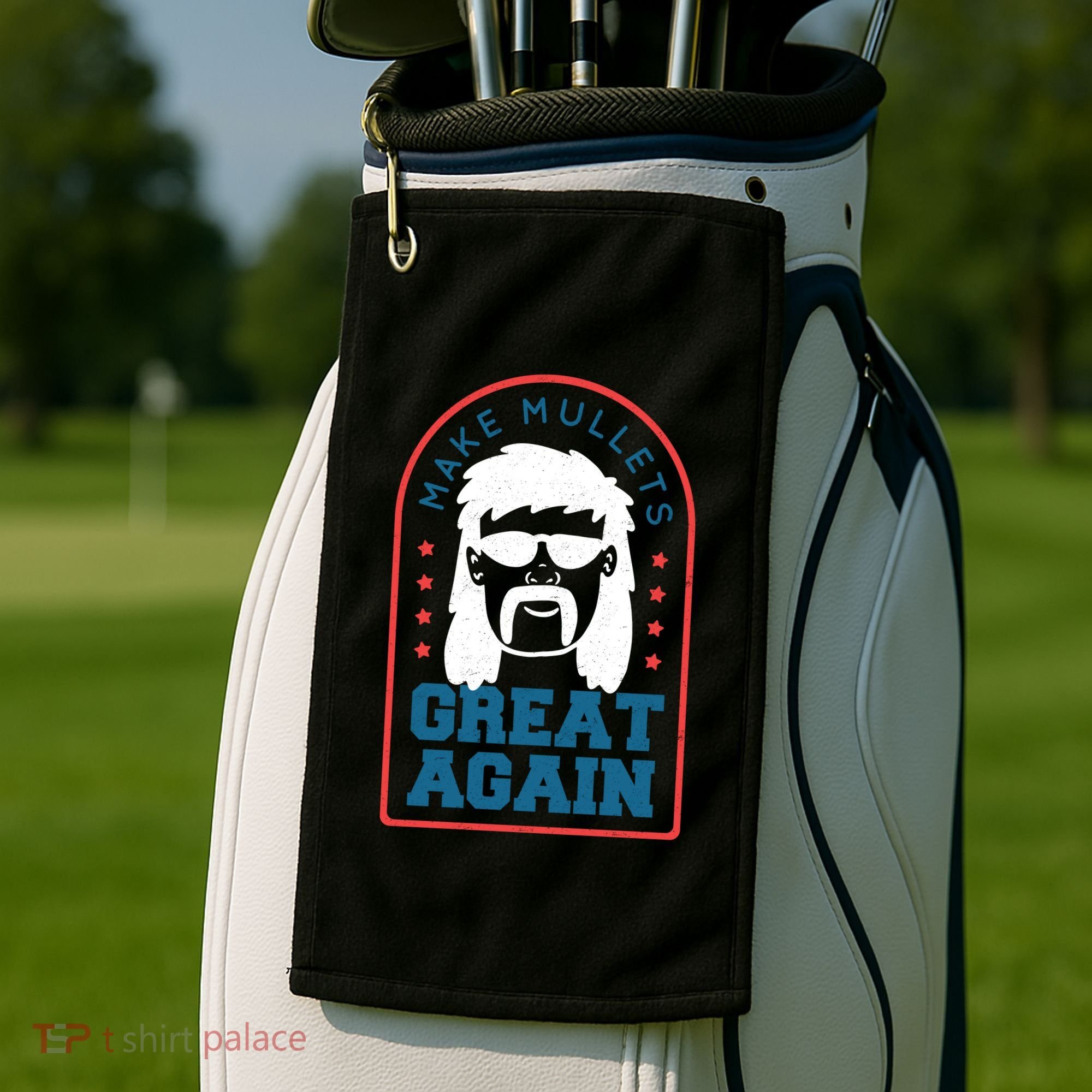 Make Mullets Great Again Golf Towel