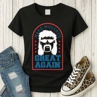 Make Mullets Great Again Women's T-Shirt thumb 3