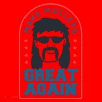 Make Mullets Great Again Santa Hat thumb 1