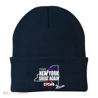 Make New York Great Again No More Cuomo Beanie thumb 0
