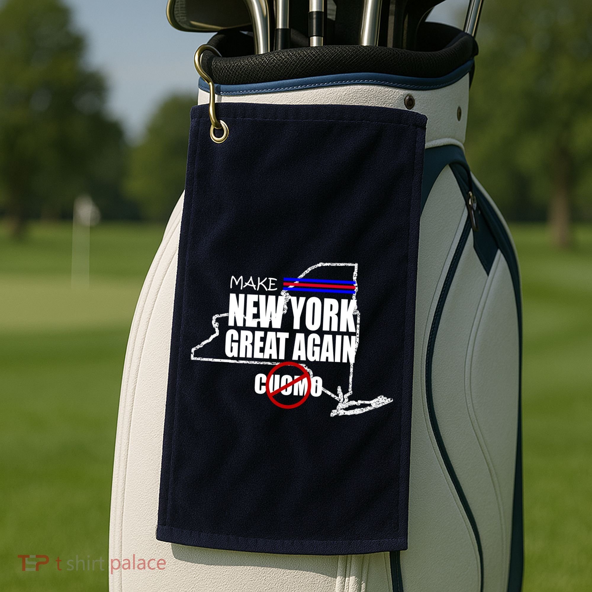 Make New York Great Again No More Cuomo Golf Towel