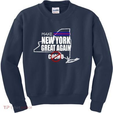 Make New York Great Again No More Cuomo Kids Sweatshirt