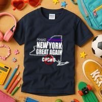 Make New York Great Again No More Cuomo Kids T-Shirt thumb 3