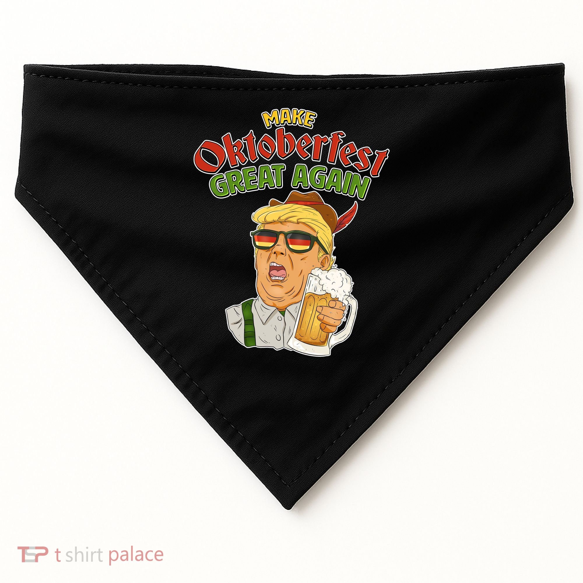 Make Oktoberfest Great Again USA-Made Doggie Bandana
