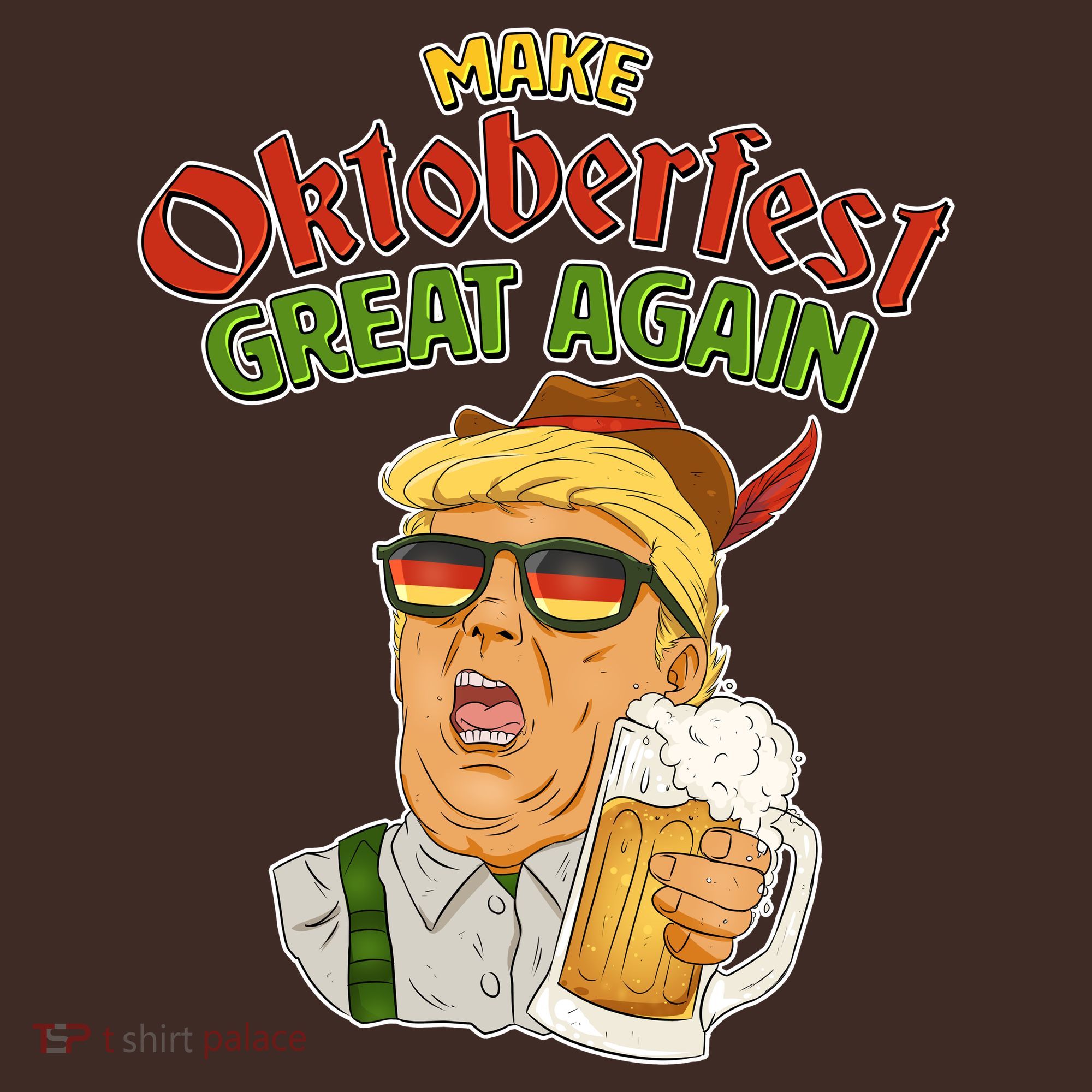 Make Oktoberfest Great Again Mousepad