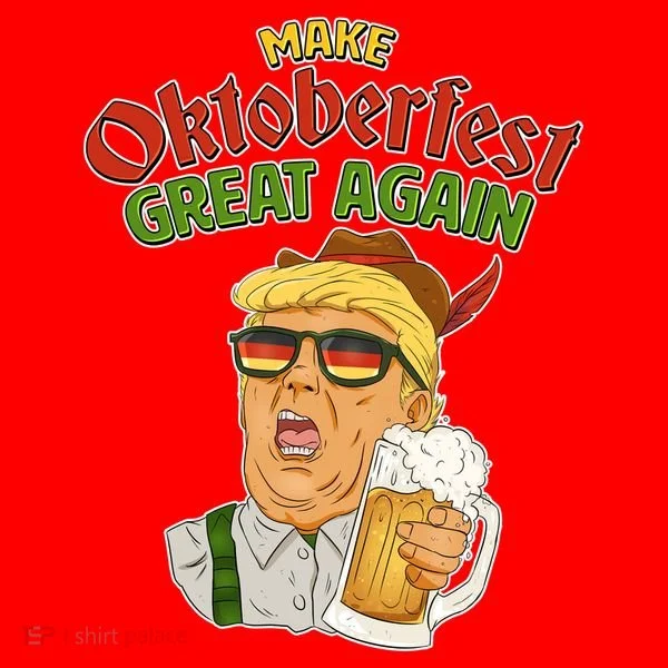 Make Oktoberfest Great Again Santa Hat