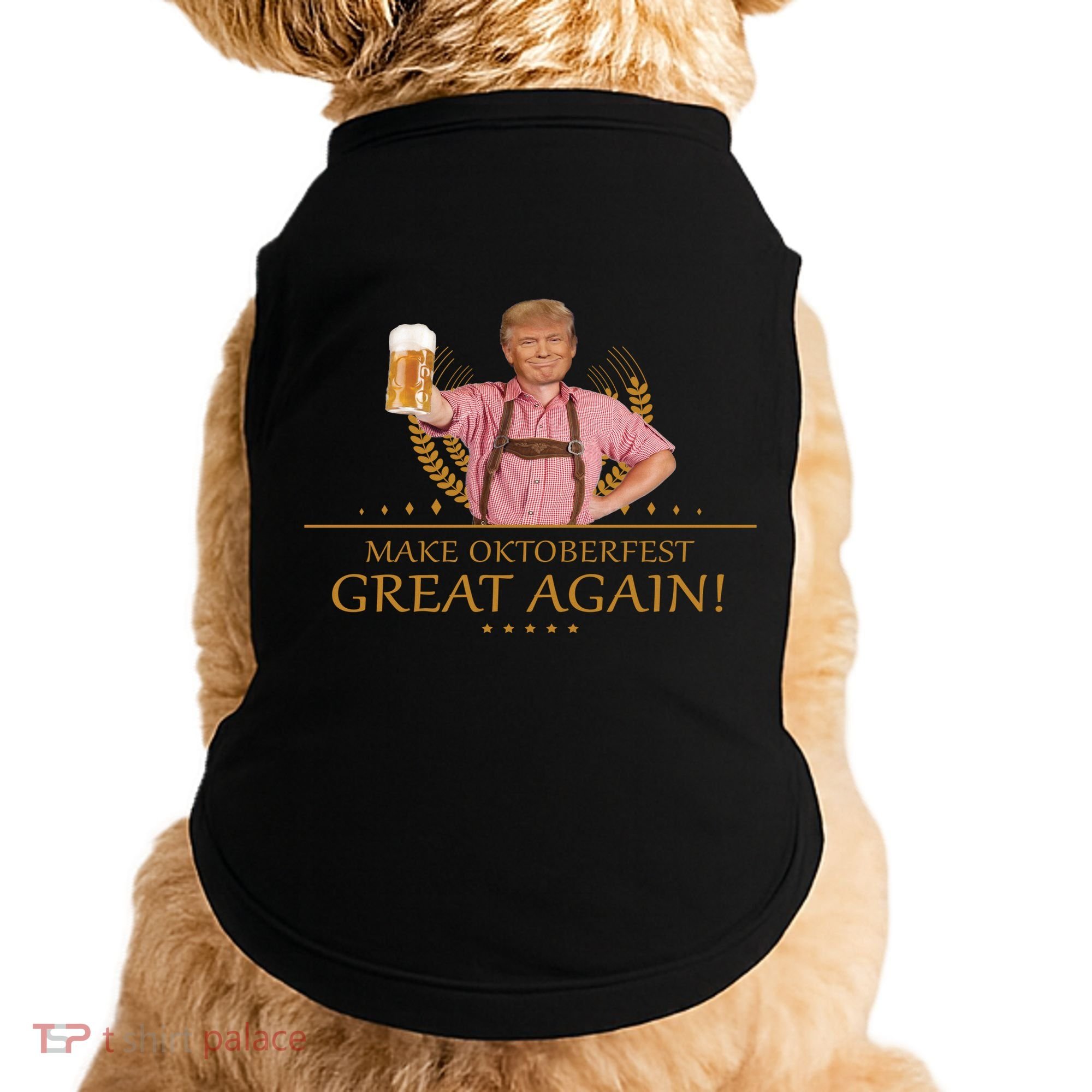 Make Oktoberfest Great Again Donald Trump Doggie Tank