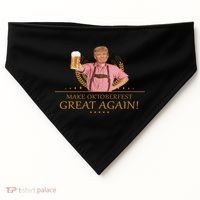 Make Oktoberfest Great Again Donald Trump USA-Made Doggie Bandana thumb 0