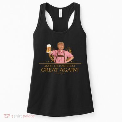 Make Oktoberfest Great Again Donald Trump Women's Tank Top