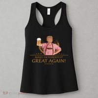 Make Oktoberfest Great Again Donald Trump Women's Tank Top thumb 3