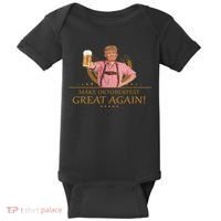 Make Oktoberfest Great Again Donald Trump Baby Bodysuit thumb 0