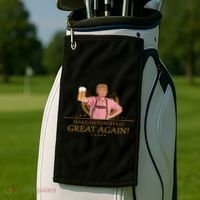 Make Oktoberfest Great Again Donald Trump Golf Towel thumb 2