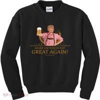 Make Oktoberfest Great Again Donald Trump Kids Sweatshirt thumb 0