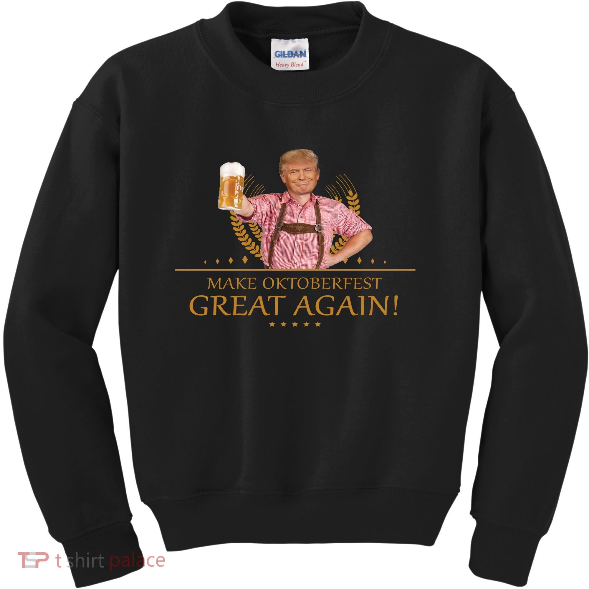 Make Oktoberfest Great Again Donald Trump Kids Sweatshirt