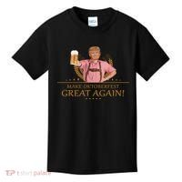 Make Oktoberfest Great Again Donald Trump Kids T-Shirt thumb 0