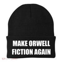 Make Orwell Fiction Again Beanie thumb 0