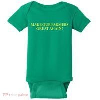 Make Our Farmers Great Again Baby Bodysuit thumb 0