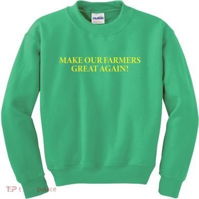 Make Our Farmers Great Again Kids Sweatshirt