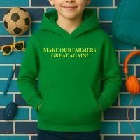 Make Our Farmers Great Again Kids Hoodie thumb 2