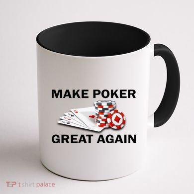 Make Poker Great Again Coffee Mug back