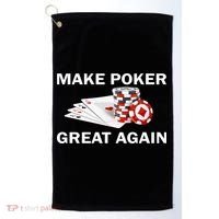 Make Poker Great Again Golf Towel thumb 0