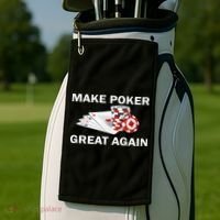Make Poker Great Again Golf Towel thumb 2