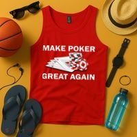 Make Poker Great Again Tank Top thumb 4