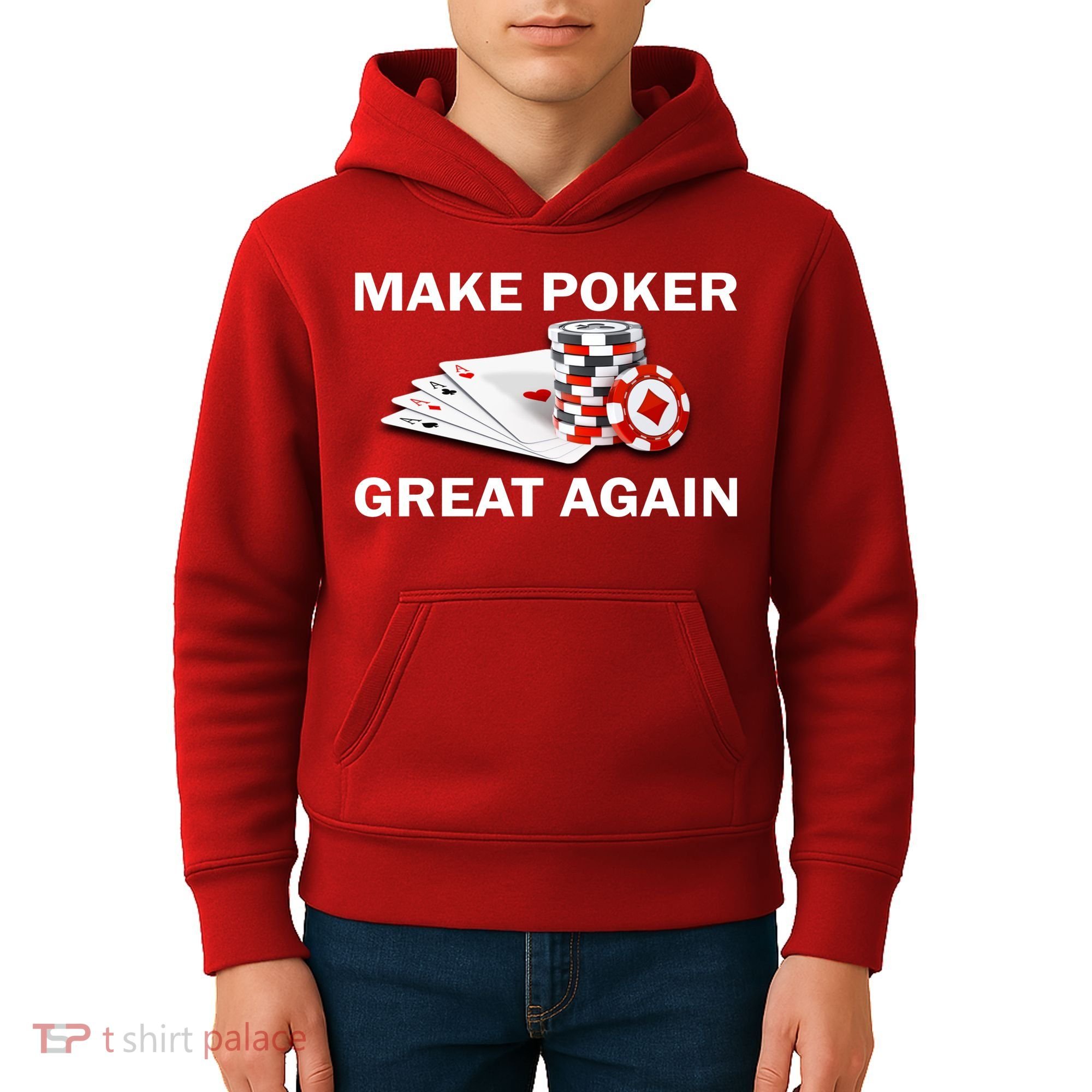 Make Poker Great Again Kids Hoodie