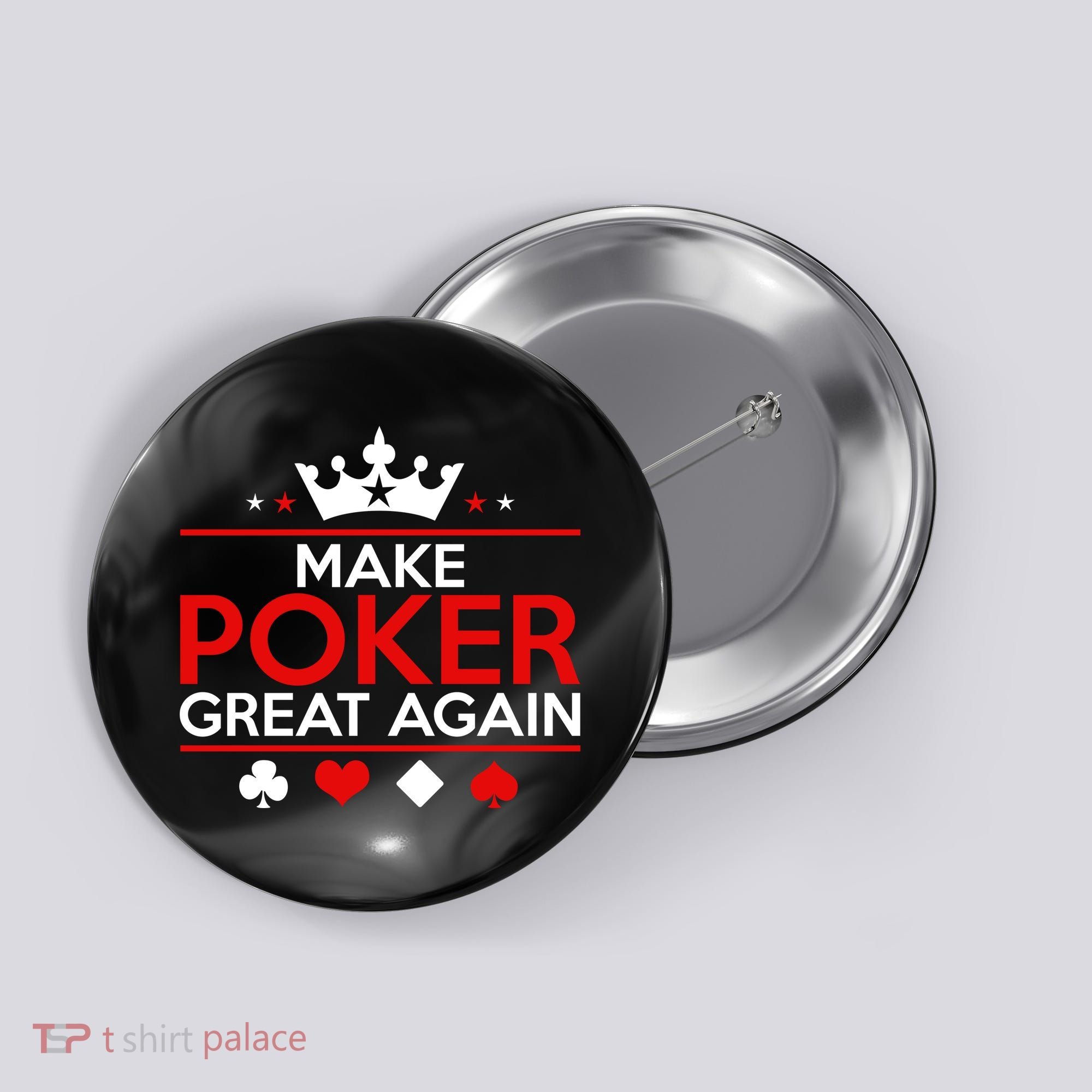 Make Poker Great Again Card Game Button