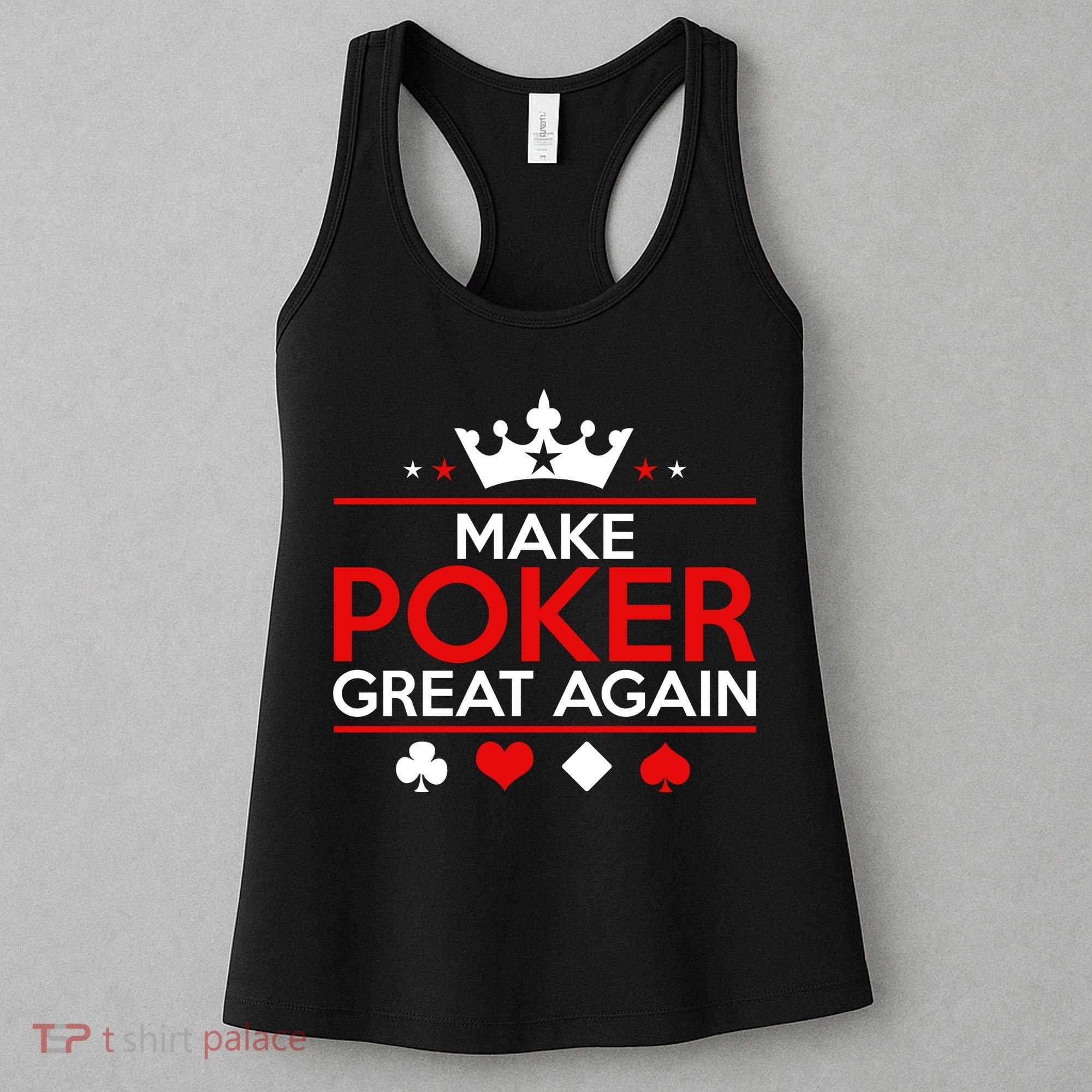 Make Poker Great Again Card Game Women's Tank Top