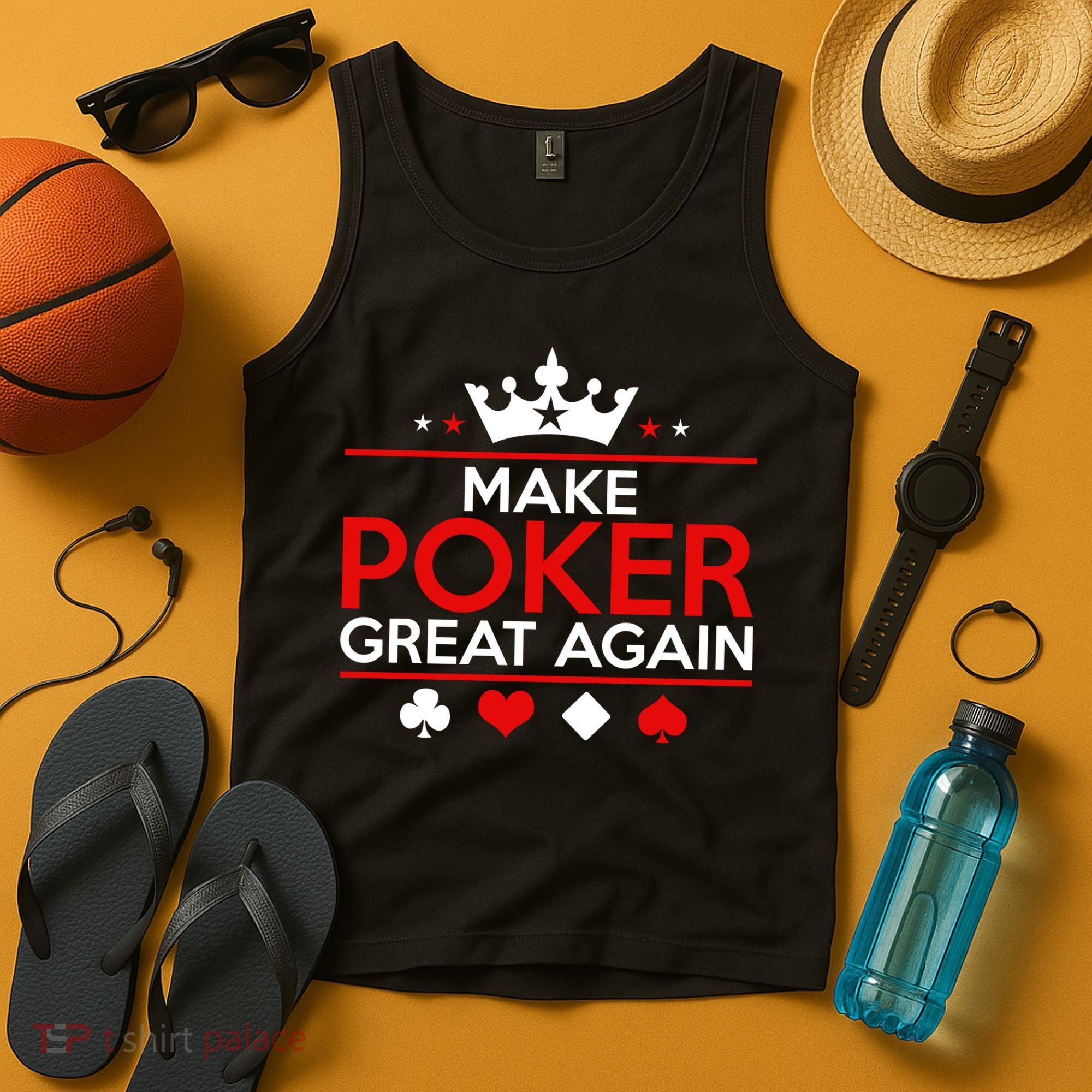 Make Poker Great Again Card Game Tank Top