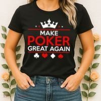 Make Poker Great Again Card Game Women's T-Shirt thumb 2