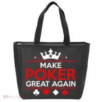 Make Poker Great Again Card Game Tote Bag thumb 0