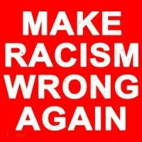Make Racism Wrong Again Button thumb 1