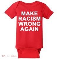 Make Racism Wrong Again Baby Bodysuit thumb 0